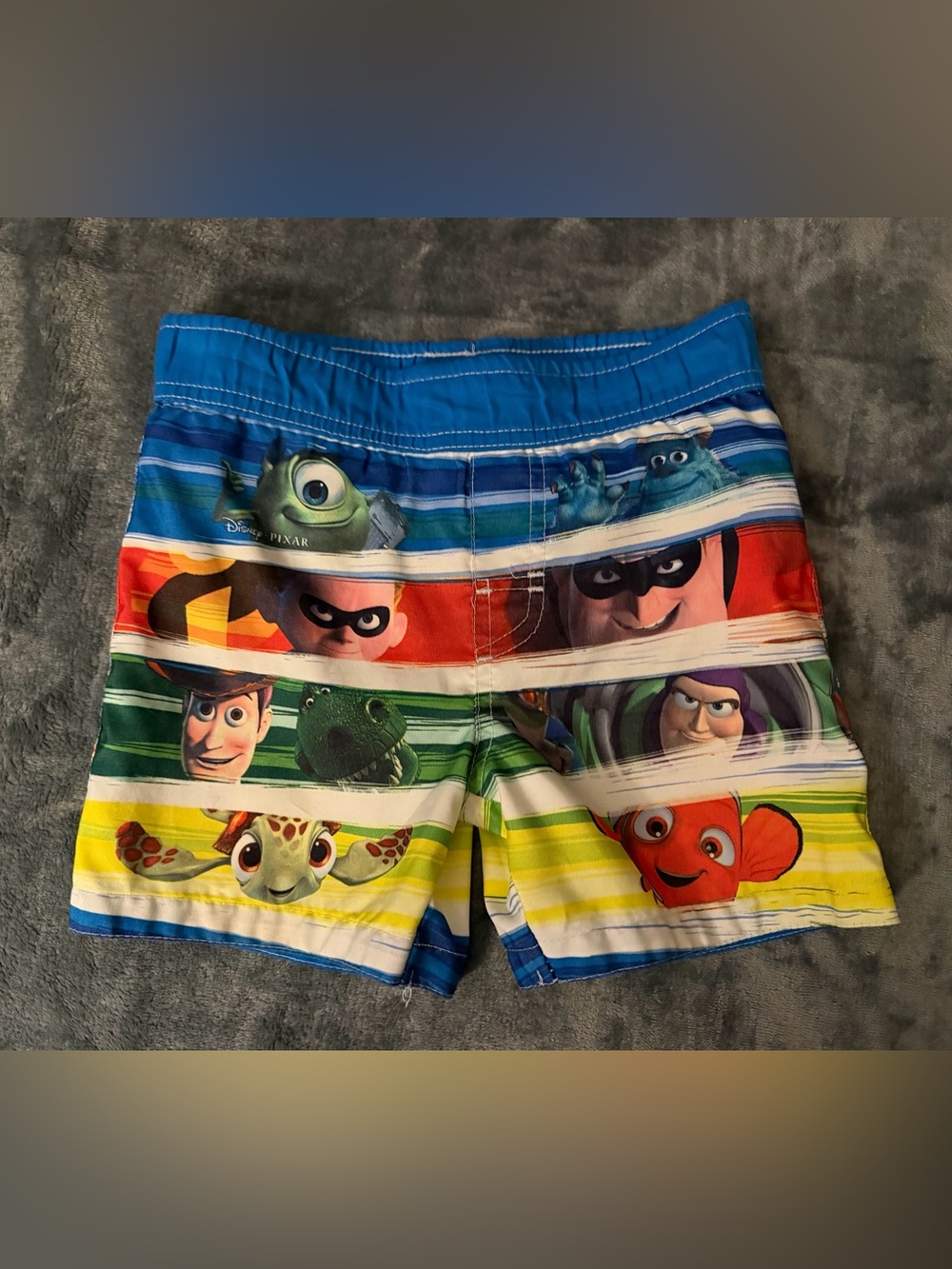 Baby Boys Disney Pixar Swim Trunks Size 18 Months